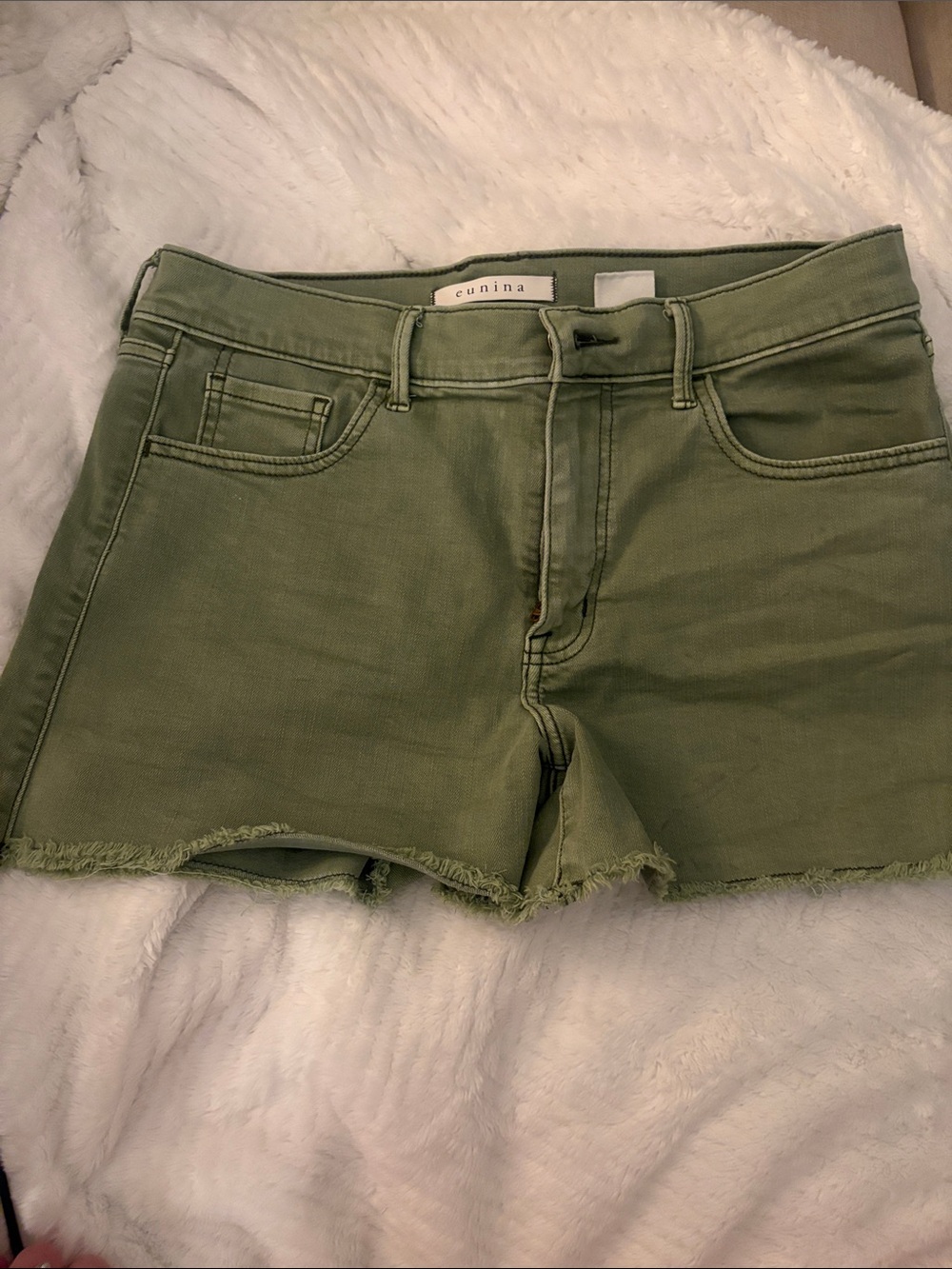 eunina Carmen high rise easy short - olive green